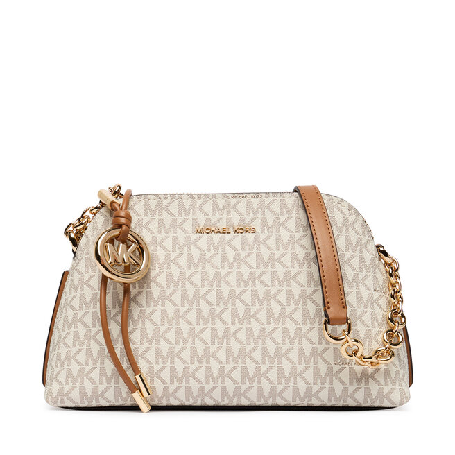 Torebka MICHAEL Michael Kors Freddie 32T6GX4C1B Kremowy -