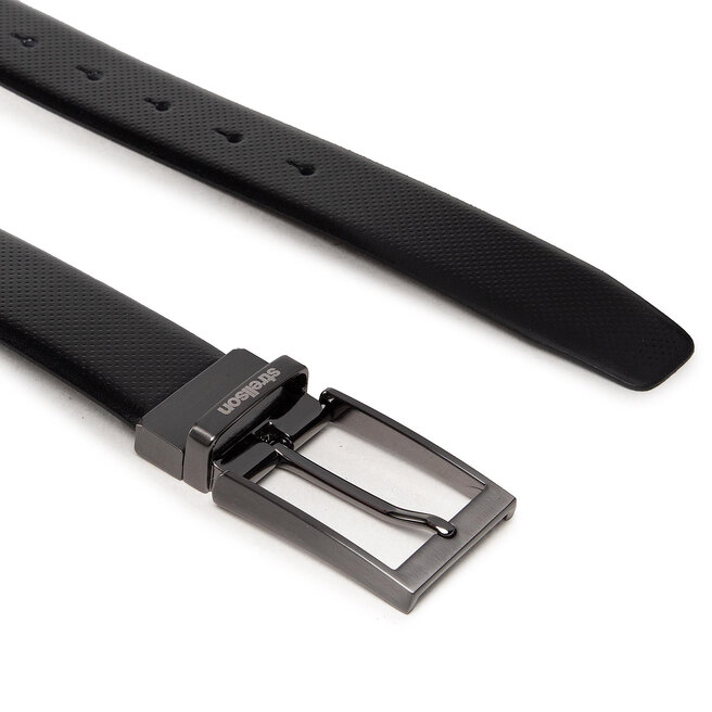 Strellson Мъжки колан Strellson 3175 Black/Black 001