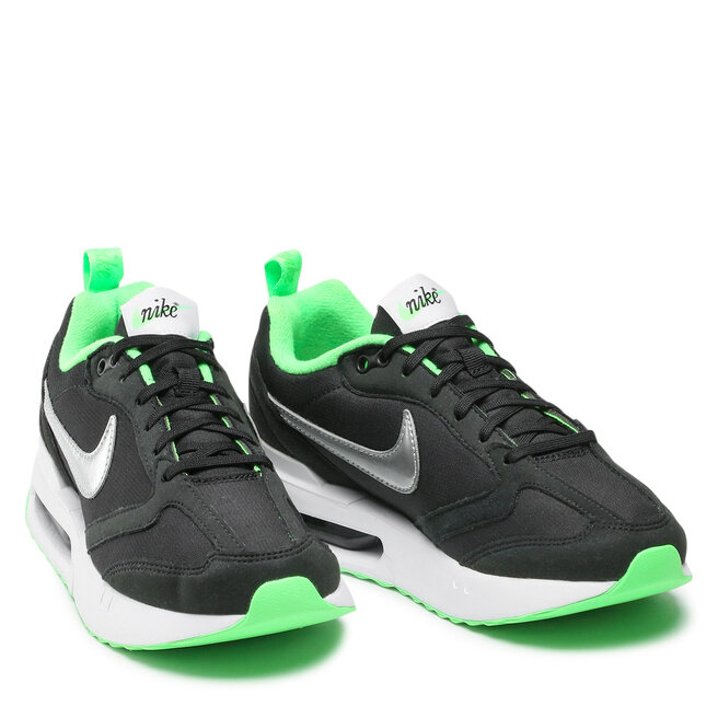 Nike Boty Nike Air Max Dawn (Gs) DH3157 001 Black/Chrome/Green Strike