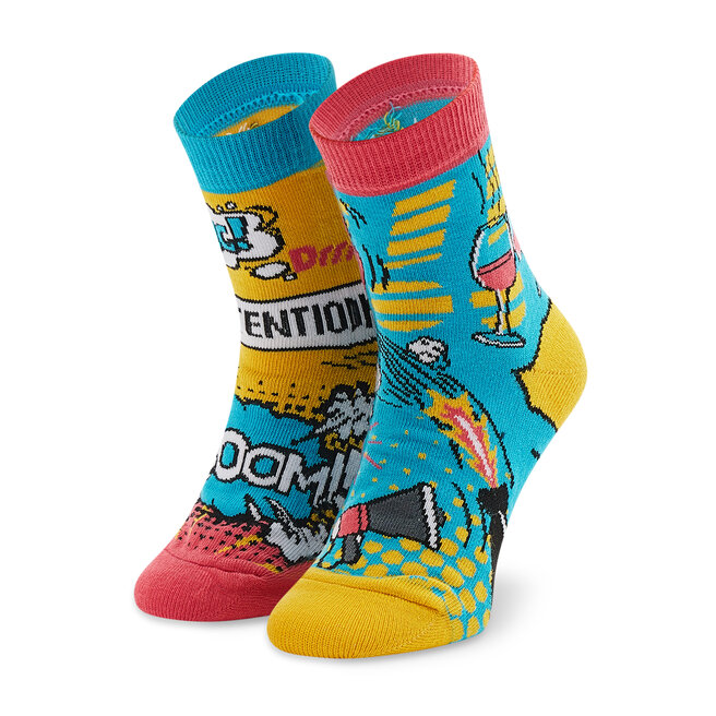 Κάλτσες Ψηλές Παιδικές Todo Socks Boom Boom Multicolor