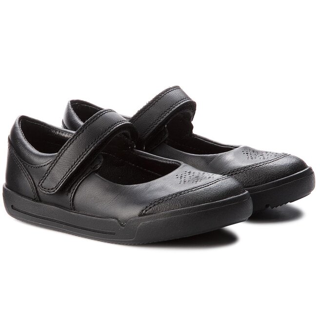 P buty Clarks Mini Sky 261346896 Black Leather eobuwie .pl