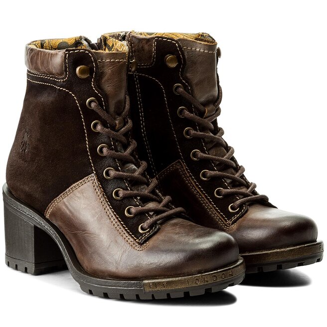 Bottines Fly London Lealfly P143689012 Brown Expresso chaussures
