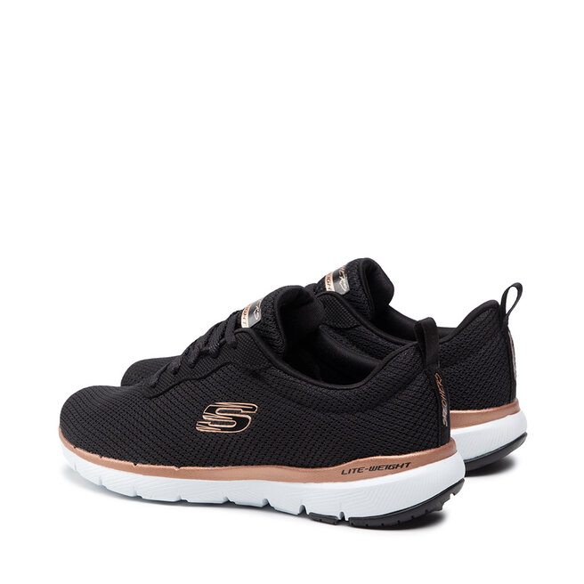 Skechers Boty Skechers Flex Appeal 3.0 13070/BKRG Black/Rose Gold