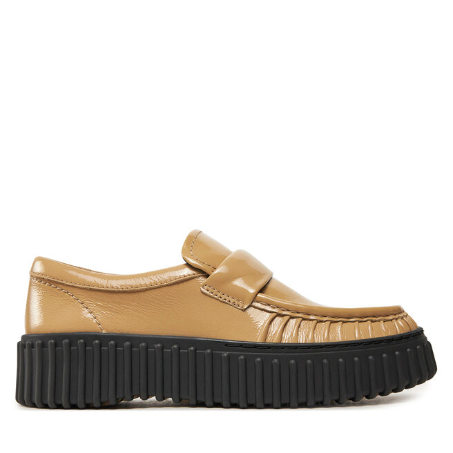 Półbuty Clarks Torhill Mocc - Beżowy