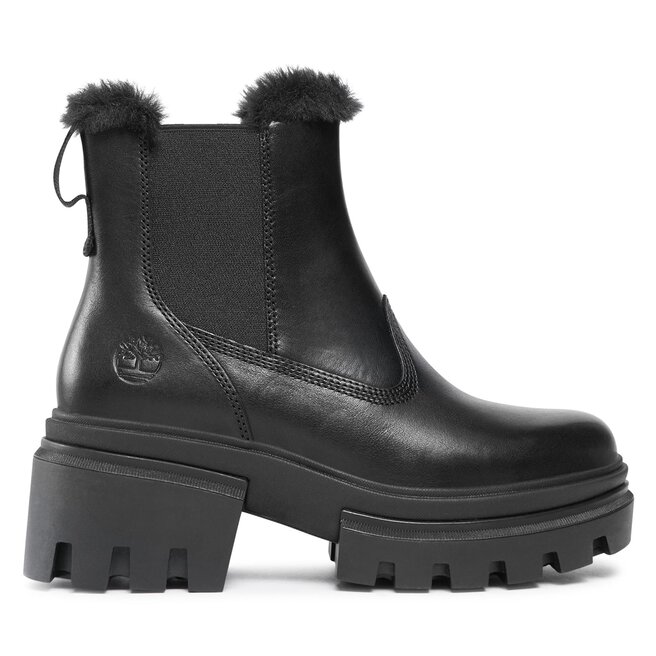 Botki Timberland Everleigh Bt Wrm Ln Chls - Czarny