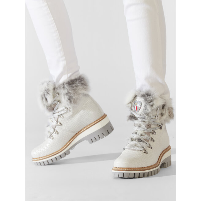 New Italia Shoes Trappers New Italia Shoes 1915450/7 Milky White