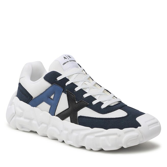 Sneakers Armani Exchange XUX153 XV611 S522 White/Navy Armani imagine noua gjx.ro