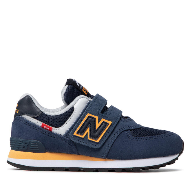 New balance 578 pelle blu hot sale