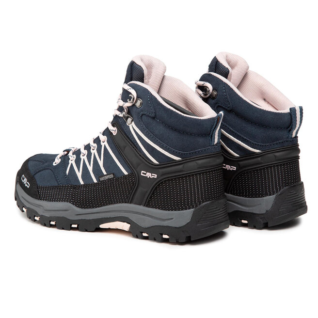 CMP Trekking-skor CMP Kids Rigel Mid Treking Shoe Wp 3Q12944J Asphalt/Rose 54UG