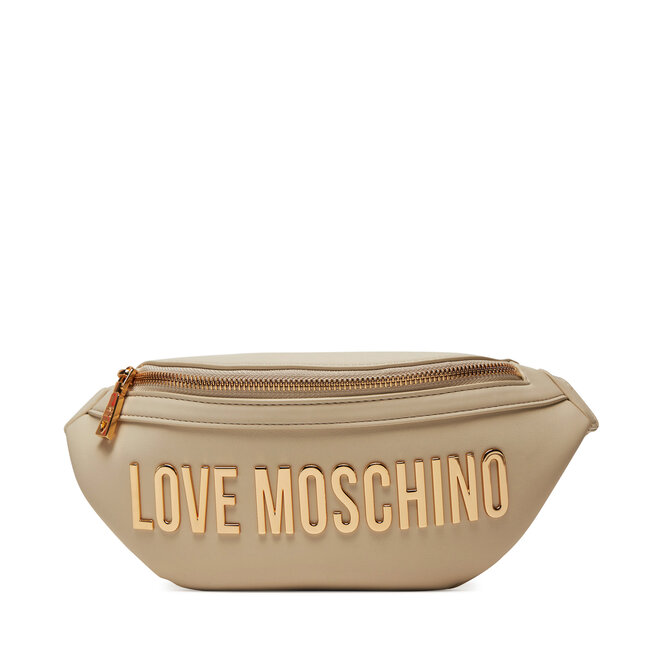 Saszetka nerka LOVE MOSCHINO - Beżowy