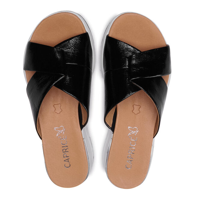 Caprice Papucs Caprice 9-27200-26 Black Naplak 017
