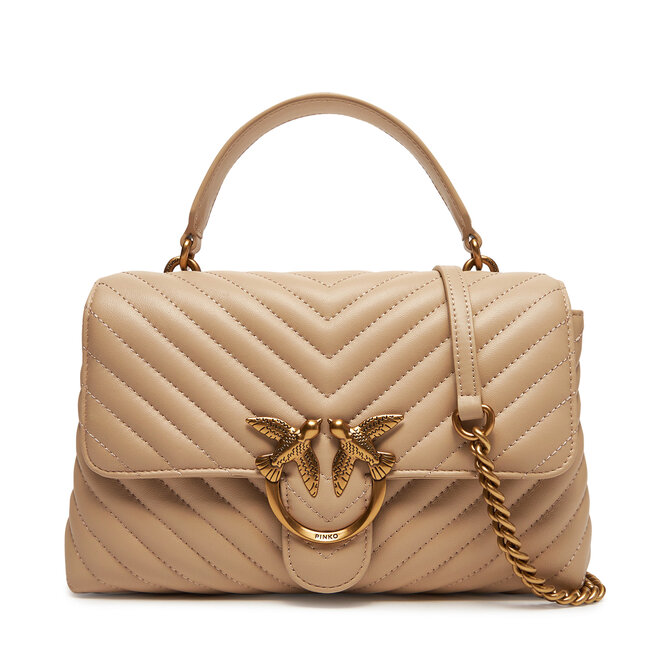 Torebka PINKO Love Lady Puff Classic Cl PE 25 PLTT 100043 - Beżowy