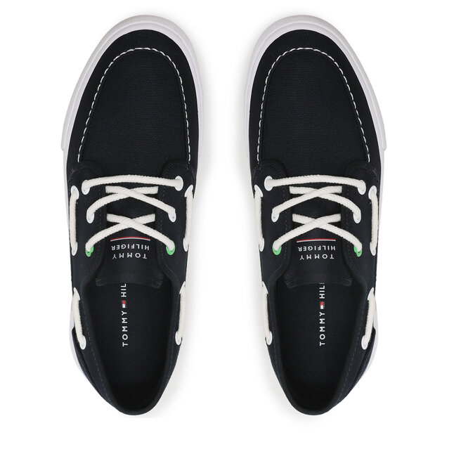 Sneakers Aus Stoff Tommy Hilfiger Core Boat Shoe Canvas FM0FM04510 