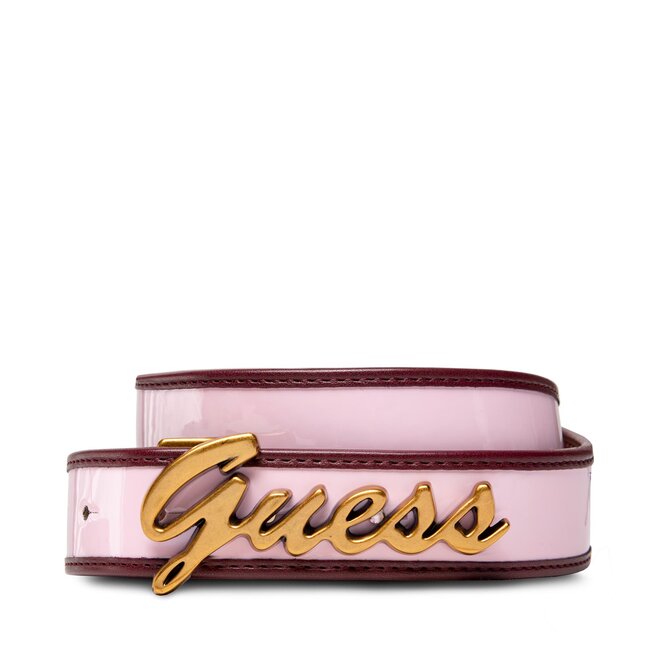 Pasek Damski Guess Magali Belt W3RZ03 - Różowy