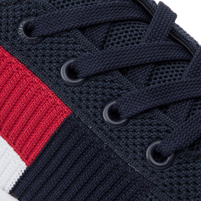 lightweight knit flag sneaker