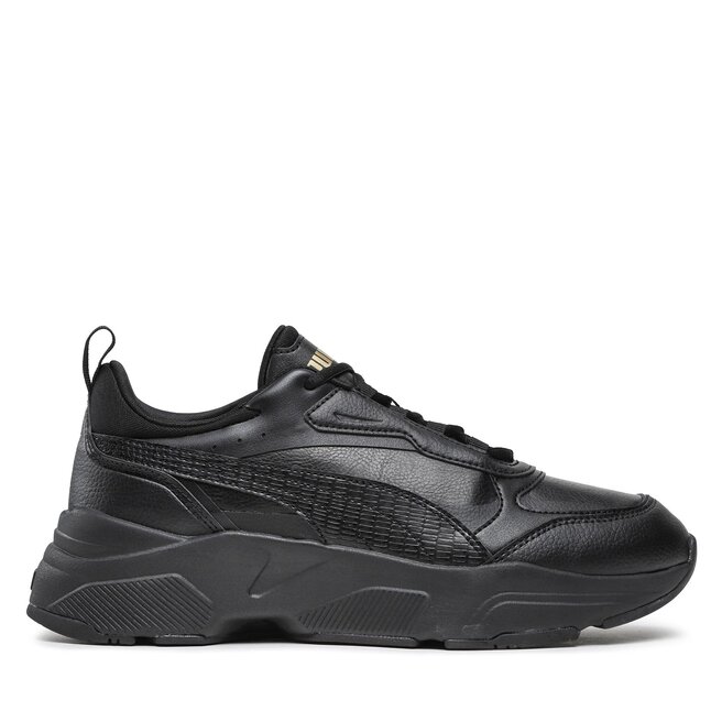 Puma Сникърси Puma Cassia Sl 385279 02 Black/Black/Puma Team Gold