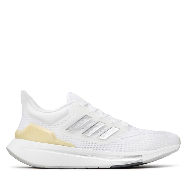adidas Pantofi adidas Eq21 Run GZ0591 Cloud White/ Matte Silver/Sandy Beige Met
