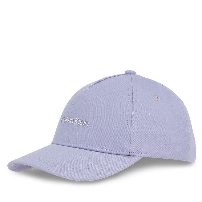 Czapka z daszkiem Calvin Klein Ck Must Tpu Logo Cap - Fioletowy