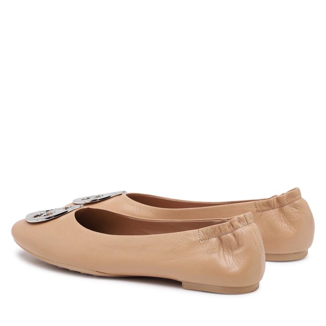 Tory Burch Baleríny Tory Burch Claire Ballet 147379 Light Sabd/Gold/Silver 236