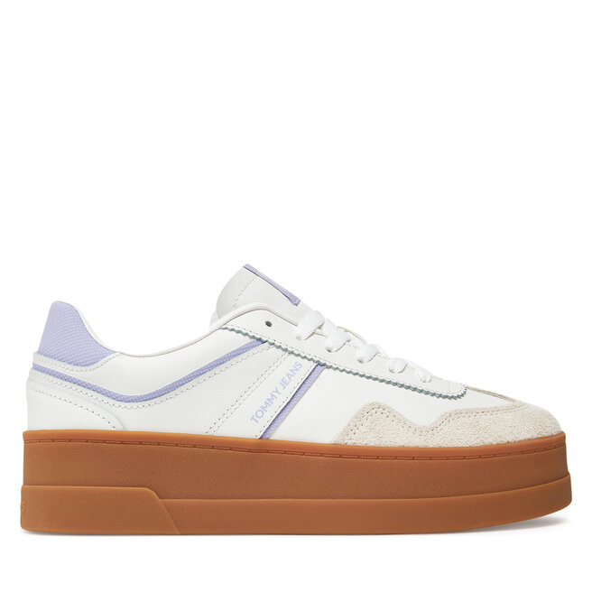 Sneakersy Tommy Jeans The Greenwich Flatform - Écru