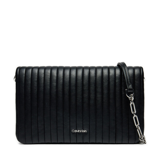 Torebka Calvin Klein Mini Line Quilt Crossbody - Czarny