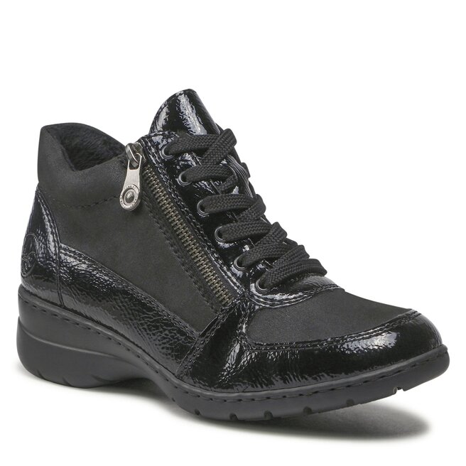 Botine Rieker L4310-00 Schwarz