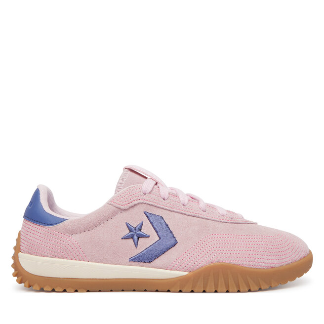 Sneakersy Converse Run Star Trainer Stitched Suede A16076C Różowy - kobiece