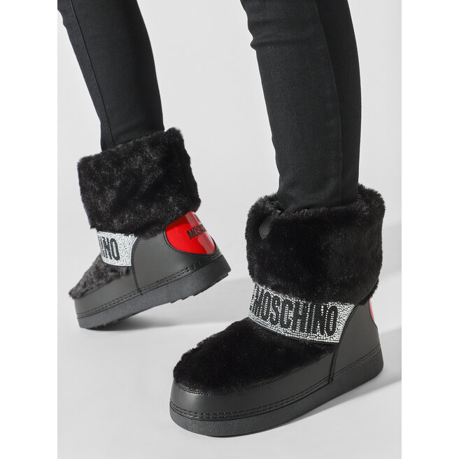 love moschino bottes de neige