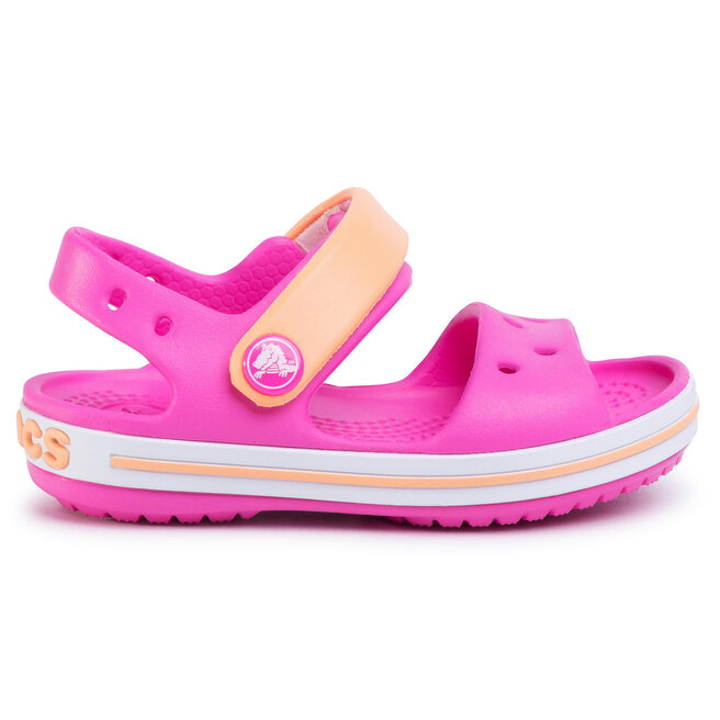 Crocs Sandale Crocs Crocband Sandal Kids 12856 Electric Pink/Cantaloupe