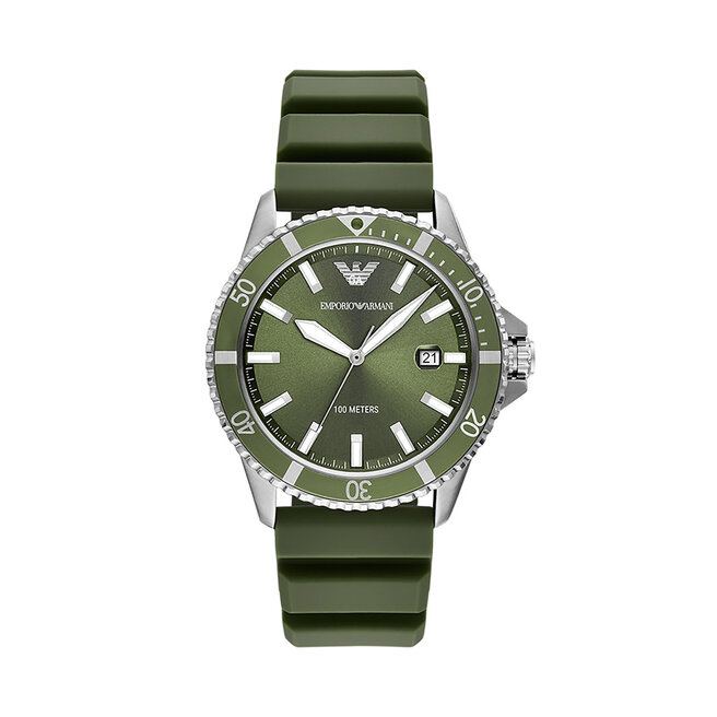 Zegarek Emporio Armani World Explorer - Zielony