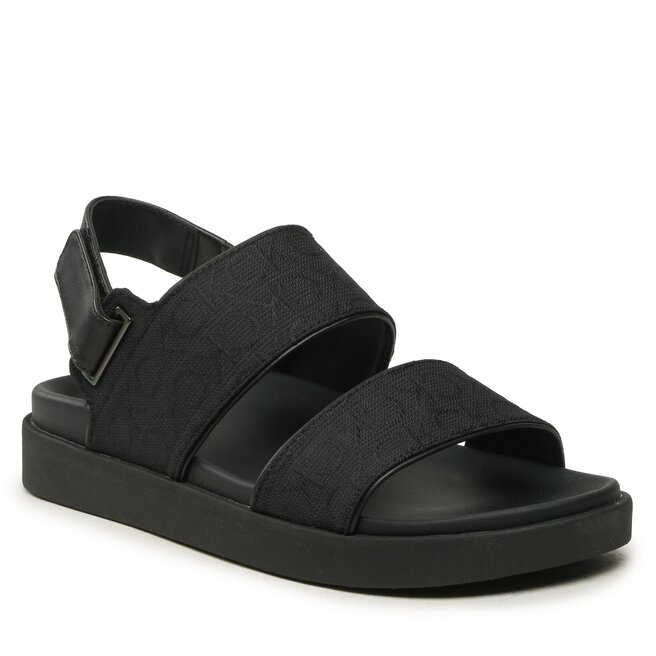 Sandali Calvin Klein Adj Sandal W Hw Jq HW0HW01491 Black Mono 0GN