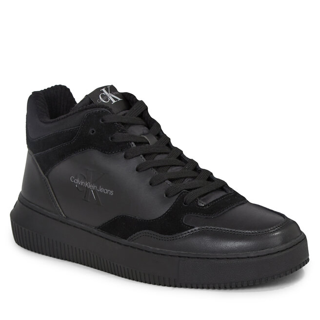 Αθλητικά Calvin Klein Jeans Chunky Mid Cupsole Coui Lth Mix YM0YM00779 Triple Black 0GT