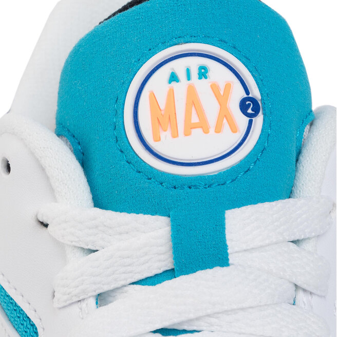 Nike Pantofi Nike Air Max2 Light AO1741 100 White/Black/Blue Lagoon