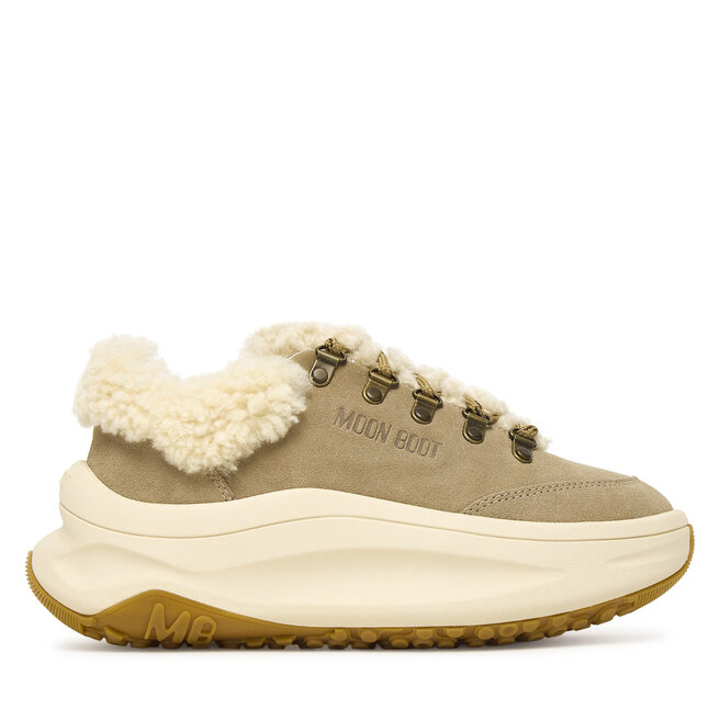 Sneakersy Moon Boot Moon247 City Shearling 80D2490040 Brązowy - kobiece