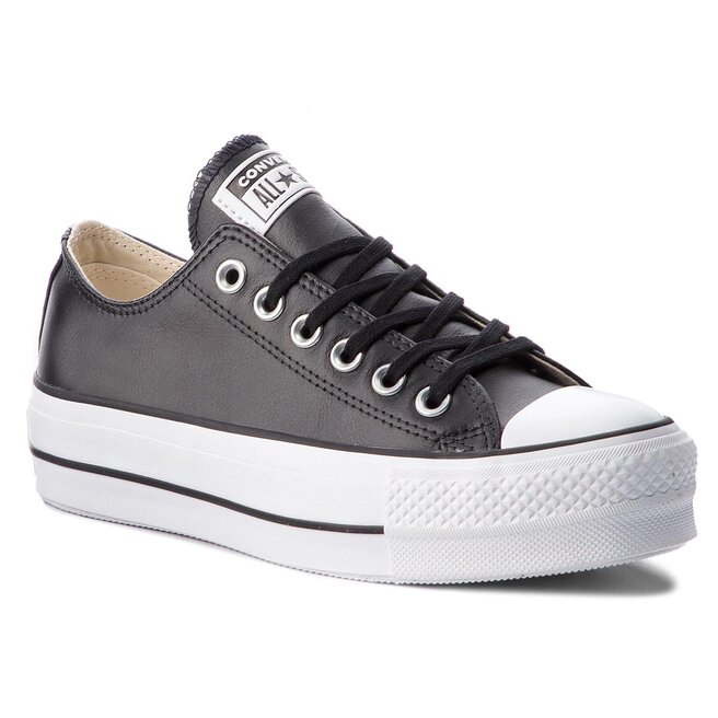 Teniși Converse Ctas Lift Clean Ox 561681C Black/Black/White