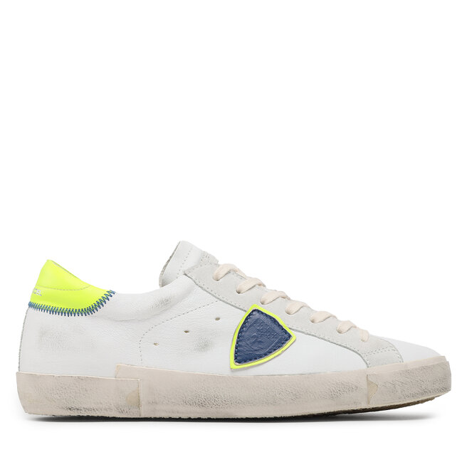 Philippe Model Sneakersy Philippe Model Prsx Low PRLU WNN2 Blanc/Jaune