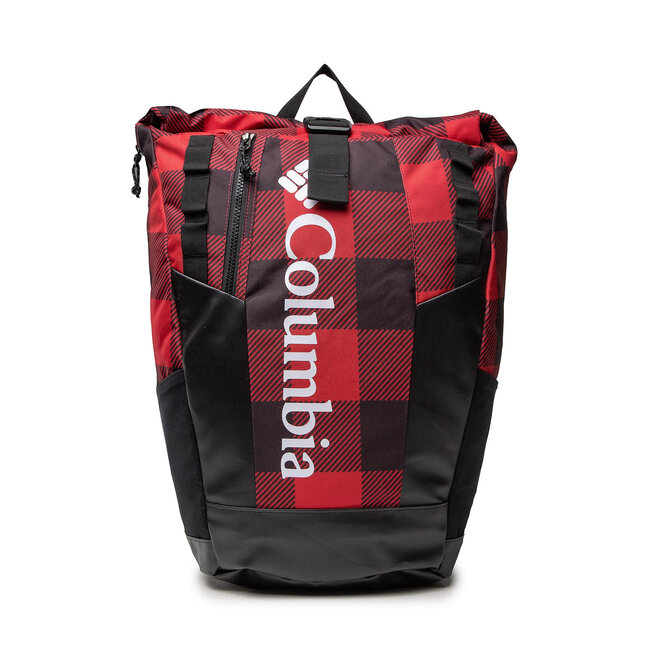 Columbia Mochila Columbia Convey™ 25L Rolltop Daypack 1715081613 Red Check Prink 613