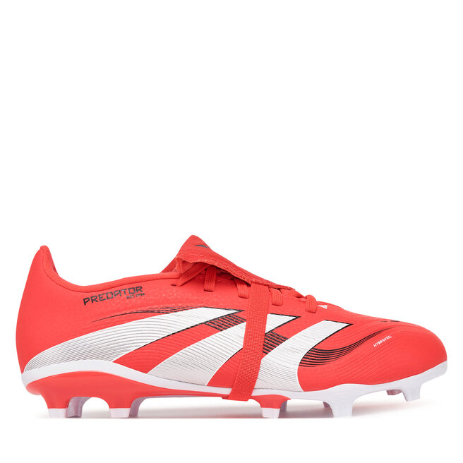 Buty do piłki nożnej adidas Predator League Fold-Over Tongue Firm Ground - Czerwony