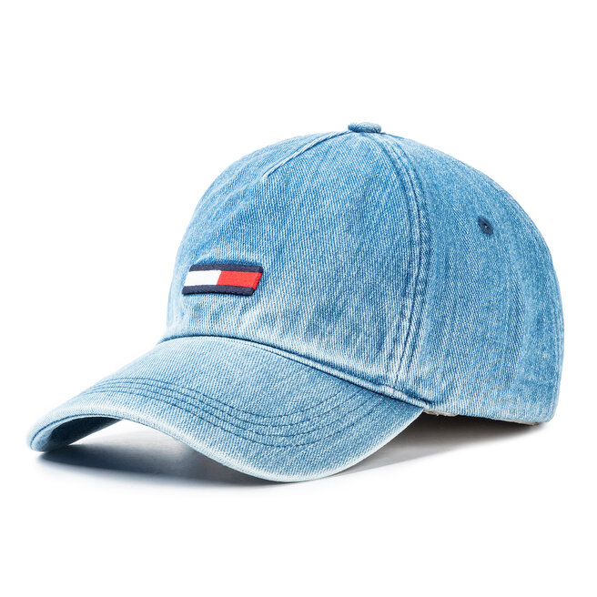 Czapka z daszkiem Tommy Jeans Tjw Flag Cap Denim AW0AW07239 0G1