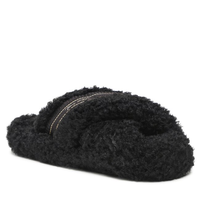Fluffy tommy hilfiger sliders hot sale