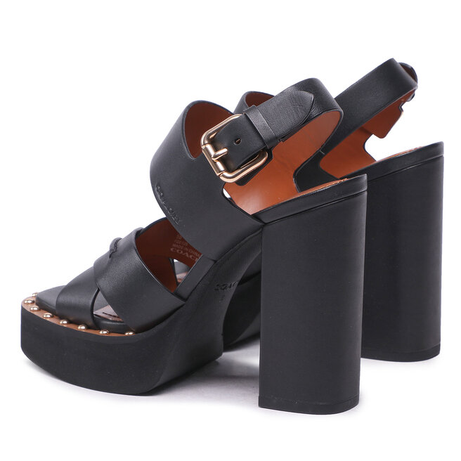 Coach Сандали Coach Callie Leather CE285 Black