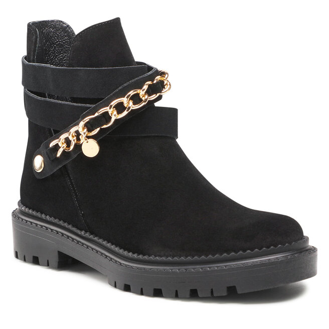Karino Stiefeletten Karino 3915/003-P Czarny/Welur