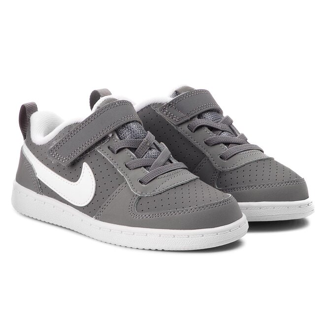 Ocurrencia Petrificar Elástico Zapatos Nike Court Borough Low (TDV) 870029 002 Cool Grey/White •  Www.zapatos.es