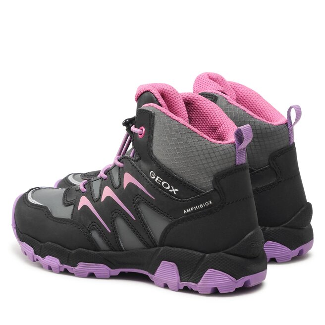 Geox Bakancs Geox J Magnetar G.B Abx B J264LB 054FU C0037 S Black/Purple