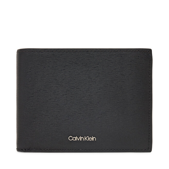 Portfel męski Calvin Klein Epi Ck Trifold 10Cc W/Coin - Czarny