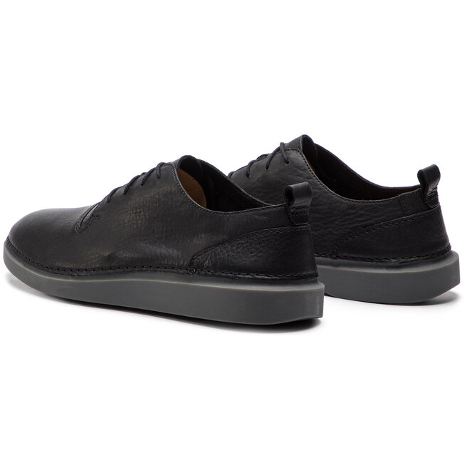 Chaussures basses Clarks Hale Lace 261393497 Black Leather