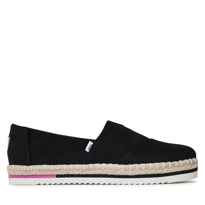 Toms Espadrilles Toms Alpargata Platform Rope 10017831 Black