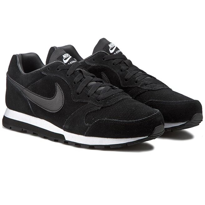 Retirada Pensionista marco Zapatos Nike Nike Md Runner 2 Leather Prem 819834 001 Black/Black-White •  Www.zapatos.es