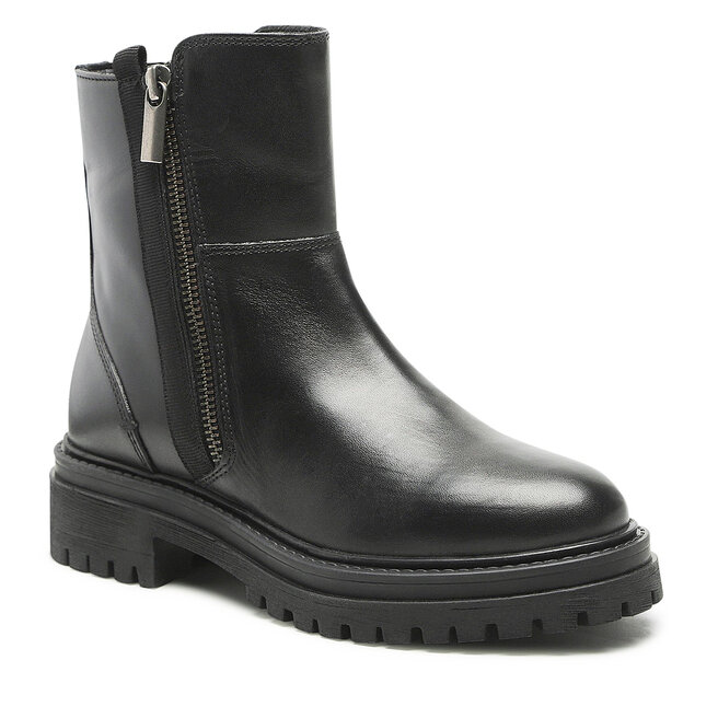 Geox Polokozačky Geox D Iridea O D26HRO 00043 C9999 Black