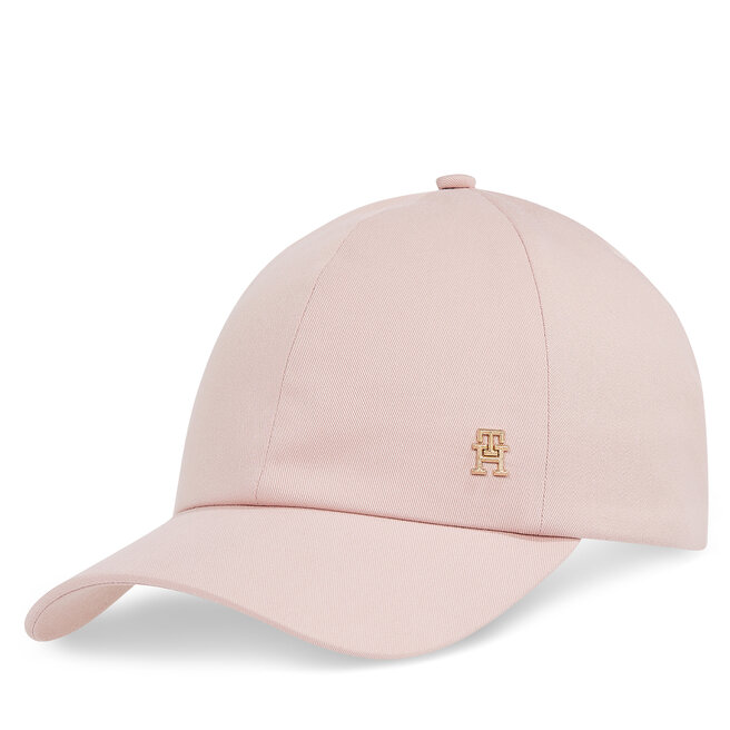 Czapka z daszkiem Tommy Hilfiger Elevated Chic Soft Cap - Różowy